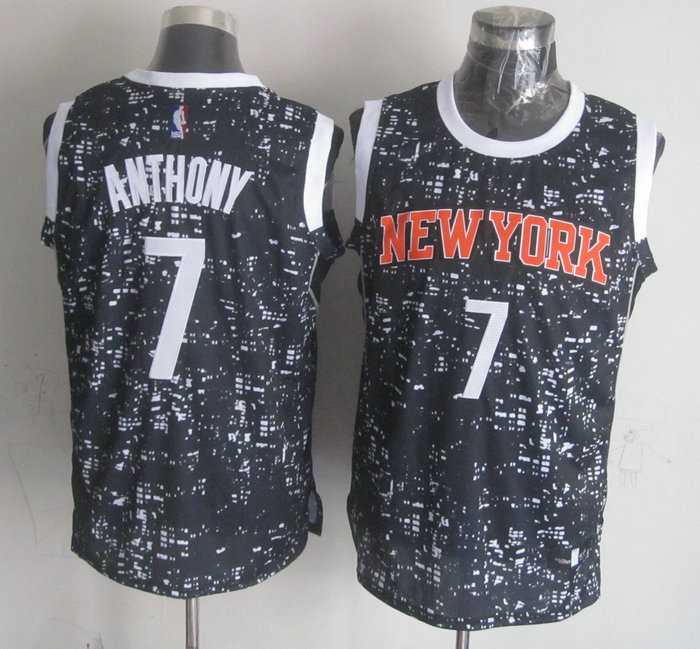 New York Knicks #7 Carmelo Anthony Black City Luminous Stitched Jersey,We sell and wholesale New York Knicks #7 Carmelo Anthony Black City Luminous Stitched Jersey on line form chian!